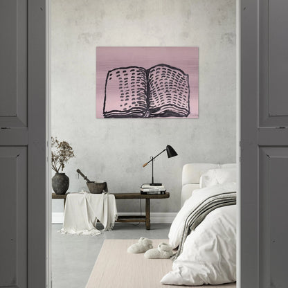 UNTITLED BOOK - Philip Guston Brushed Aluminum Print - 70x100 cm / 28x40 inches | Philip Guston Aluminum Print | Philip Guston Prints
