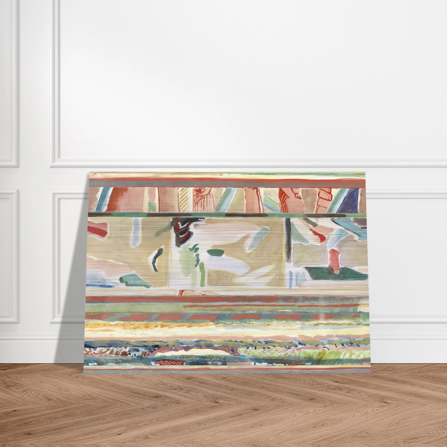 Paisagem II, Portalegre tapestry card - Lyrical Abstraction - Menez Brushed Aluminum Print - 70x100 cm / 28x40 inches | Menez Aluminum Print | Menez Prints