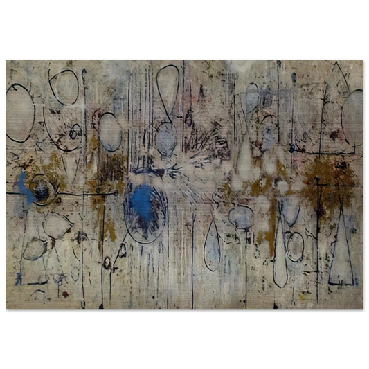 By the Sea - 1957 - Richard Pousette-Dart Brushed Aluminum Print - 70x100 cm / 28x40 inches | Richard Pousette-Dart Aluminum Print | Richard Pousette-Dart Prints