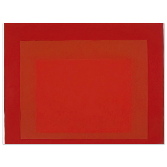 Josef Albers - STUDY FOR HOMAGE TO THE SQUARE 1972  75x100 cm / 30x40inches Fine Art Poster