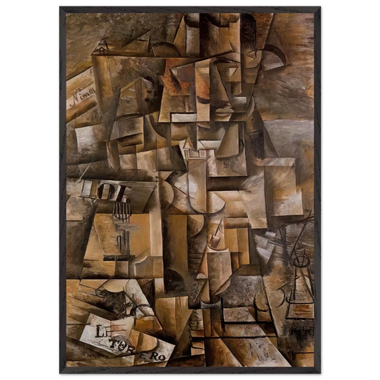 The aficionado The torero - Pablo Picasso 70x100 cm / 28x40 inches Framed Art Print – Black Wooden Frame