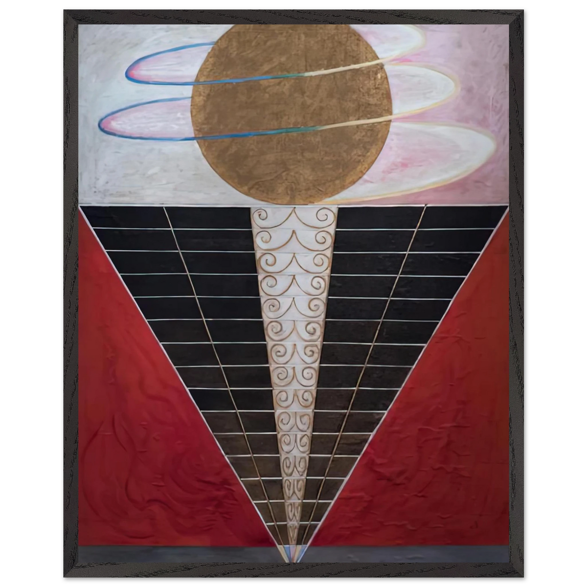 Hilma af Klint - ALTARPIECE NO 2 1915 Wall art - 20x25 cm / 8x10 inches - Fine Art Poster-canvas - -