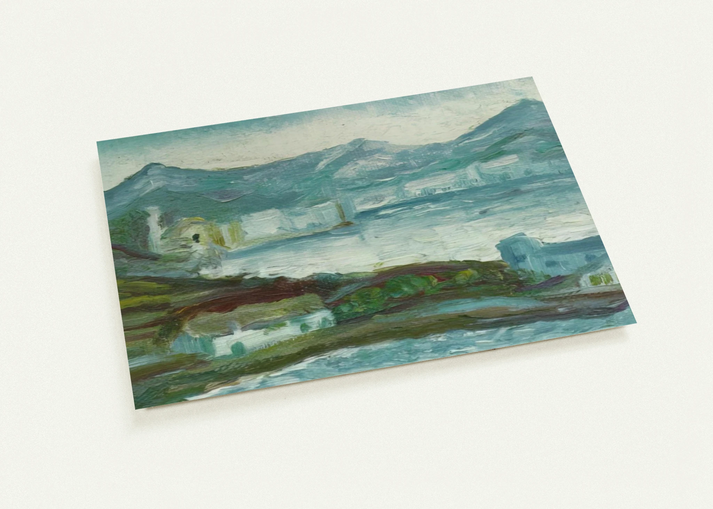 CADAQUES 2 By Salvador Dali Pack of 10 Post Cards | Salvador Dali Post Cards | A6 (10.5 x 14.8 cm) - 4.1 x 5.8 inches