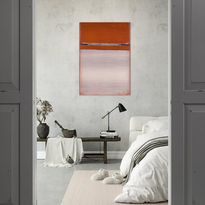 No.18 - 1951 - Mark Rothko Brushed Aluminum Print - 70x100 cm / 28x40 inches | Mark Rothko Aluminum Print | Mark Rothko Prints