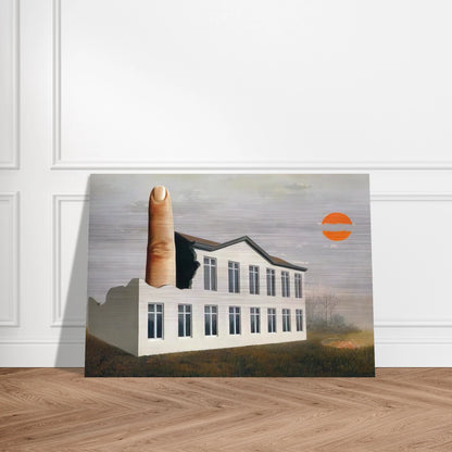 THE REVEALING OF THE PRESENT 1936 - Rene Magritte Brushed Aluminum Print - 70x100 cm / 28x40 inches | Rene Magritte Aluminum Print | Rene Magritte Prints