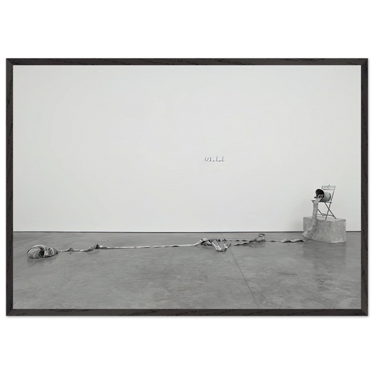 ALKAHEST 2009 - Anselm Kiefer 70x100 cm / 28x40 inches Framed Art Print – Black Wooden Frame