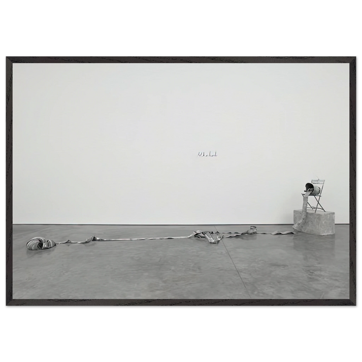 ALKAHEST 2009 - Anselm Kiefer 70x100 cm / 28x40 inches Framed Art Print – Black Wooden Frame