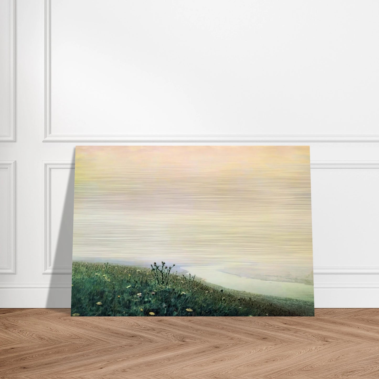 Dnieper in the morning - Arkhyp Kuindzhi Brushed Aluminum Print - 70x100 cm / 28x40 inches | Arkhyp Kuindzhi Aluminum Print | Arkhyp Kuindzhi Prints