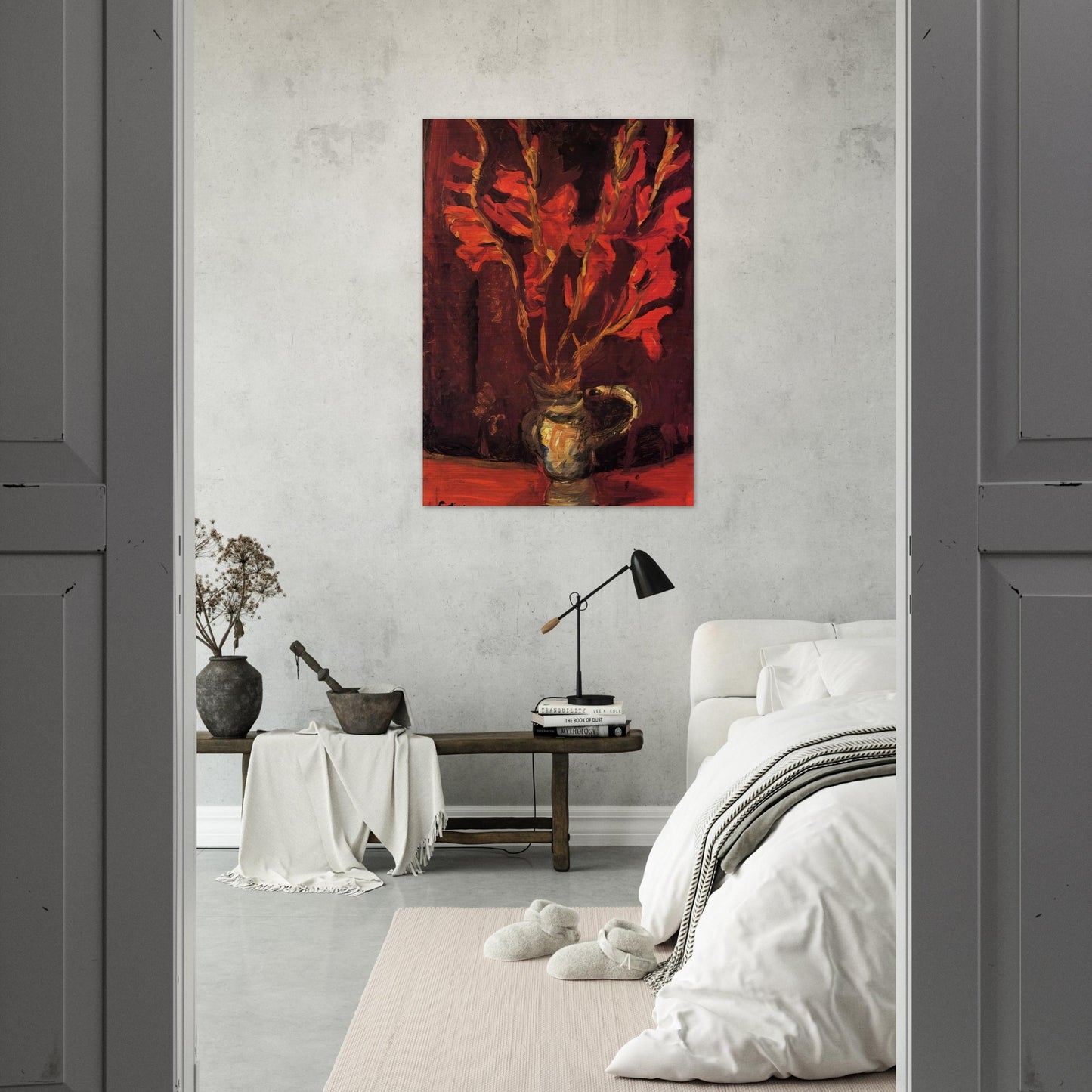 GLADIOLI 1919 - Chaim Soutine Brushed Aluminum Print - 70x100 cm / 28x40 inches | Chaim Soutine Aluminum Print | Chaim Soutine Prints