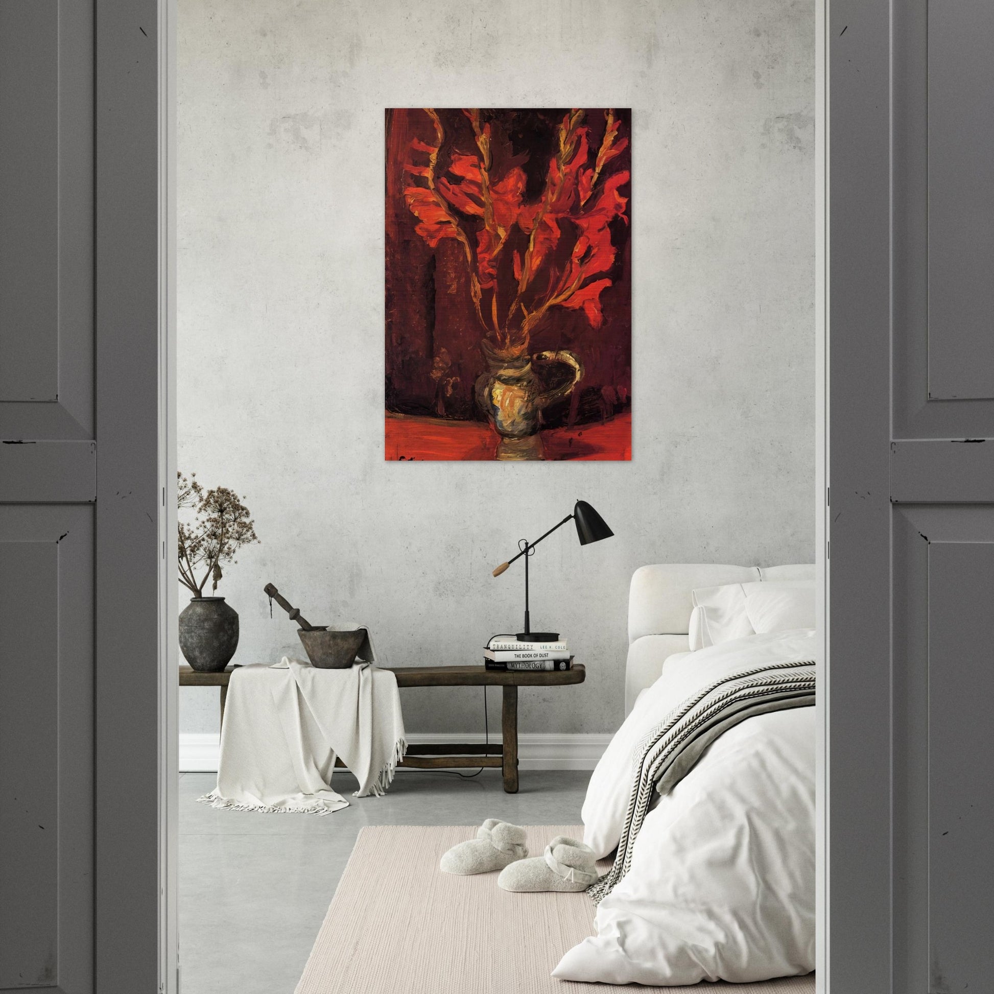 GLADIOLI 1919 - Chaim Soutine Brushed Aluminum Print - 70x100 cm / 28x40 inches | Chaim Soutine Aluminum Print | Chaim Soutine Prints