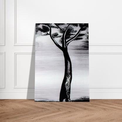 THE TREE - Salvador Dali Brushed Aluminum Print - 70x100 cm / 28x40 inches | Salvador Dali Aluminum Print | Salvador Dali Prints