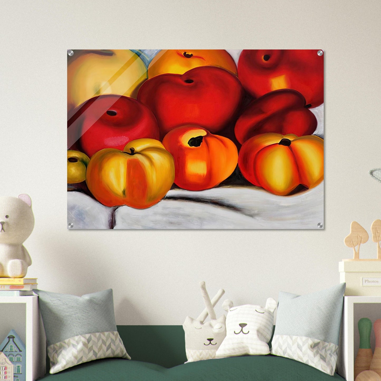 Apple Family II - Georgia O'Keeffe Acrylic Print - 70x100 cm / 28x40″ inches | Georgia O'Keeffe Wall Art | Georgia O'Keeffe Prints