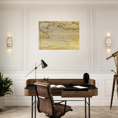 The Arc Valley - Paul Cézanne Brushed Aluminum Print - 70x100 cm / 28x40 inches | Paul Cézanne Aluminum Print | Paul Cézanne Prints