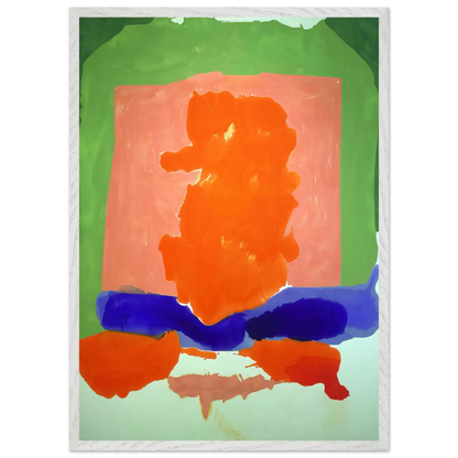 Helen Frankenthaler - Small s Paradise - 1964 Wall art - 50x70 cm / 20x28 Inches - Premium Wooden Framed Poster With Fine Art Paper - Black frame