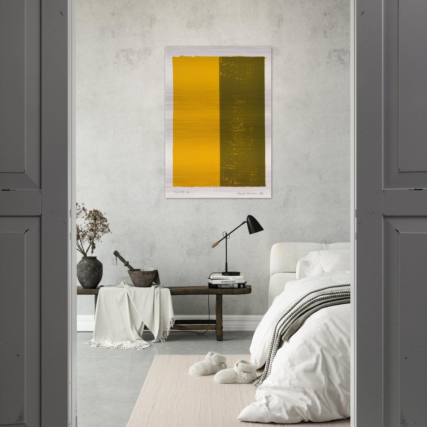 Canto XIII - Barnett Newman Brushed Aluminum Print - 70x100 cm / 28x40 inches | Barnett Newman Aluminum Print | Barnett Newman Prints