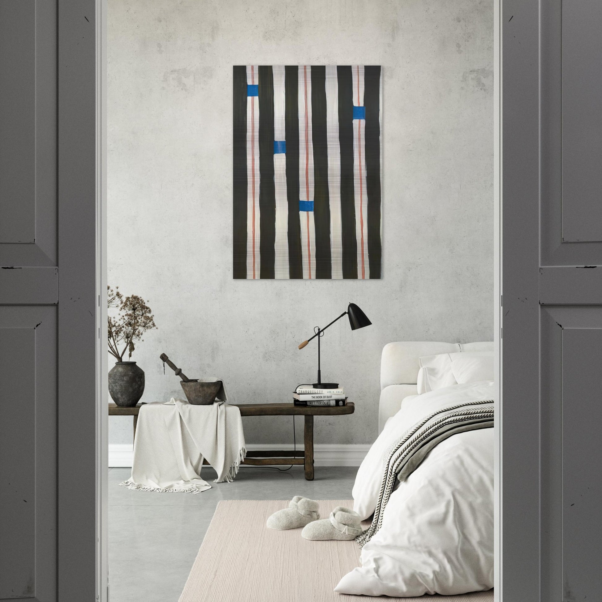 Totem Materia - Abstract Expressionism - Betty Parsons Brushed Aluminum Print - 70x100 cm / 28x40 inches | Betty Parsons Aluminum Print | Betty Parsons Prints