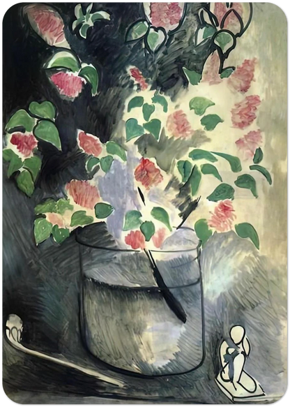 BRANCH OF LILLACS 1914 By Henri Matisse Pack of 10 Post Cards | Henri Matisse Post Cards | A6 (10.5 x 14.8 cm) - 4.1 x 5.8 inches