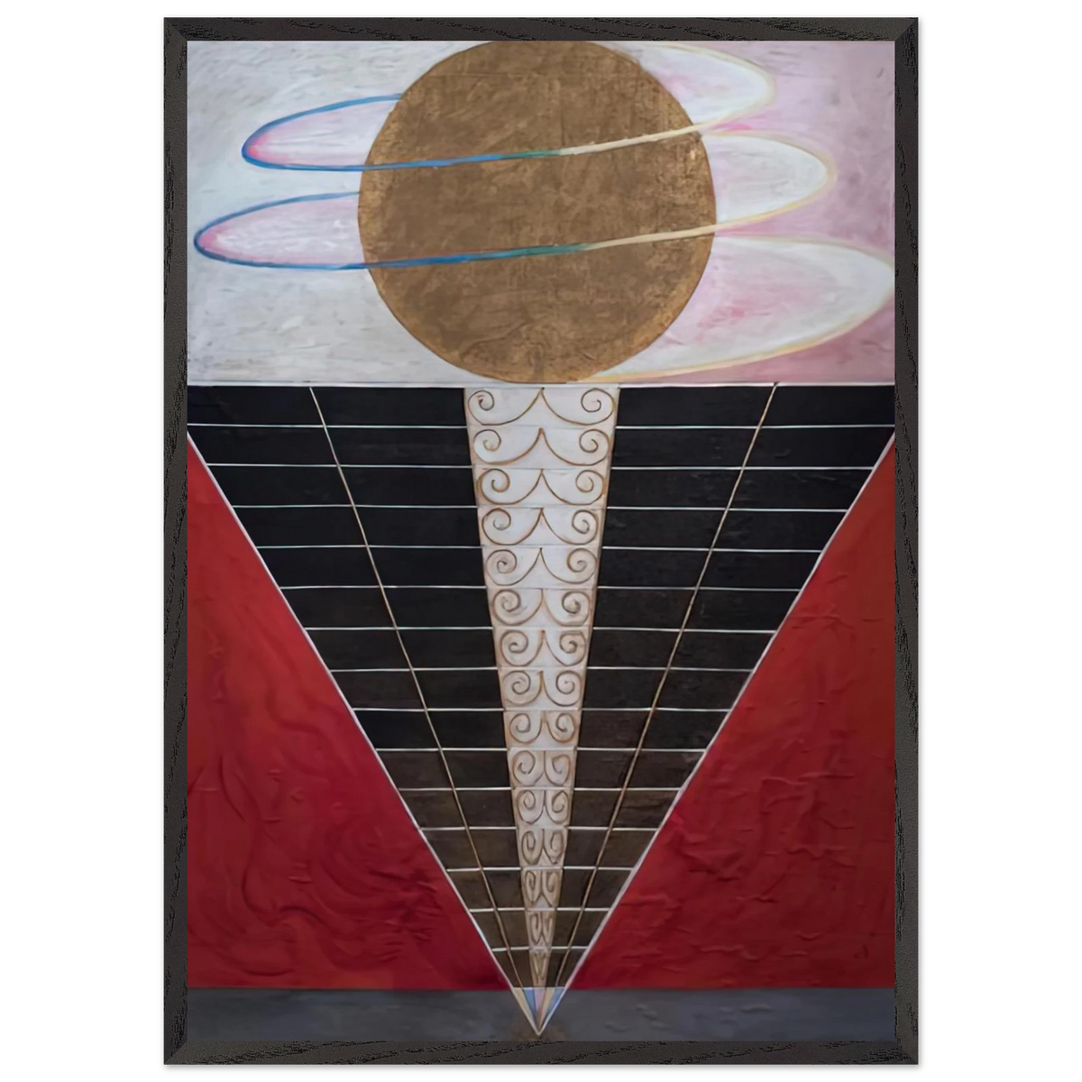 Hilma af Klint - ALTARPIECE NO 2 1915 Wall art - 60x80 cm / 24x32 inches - Fine Art Poster-canvas - -