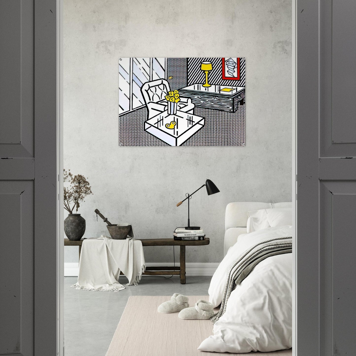 THE DEN 1990 - Roy Lichtenstein Acrylic Print - 70x100 cm / 28x40″ inches