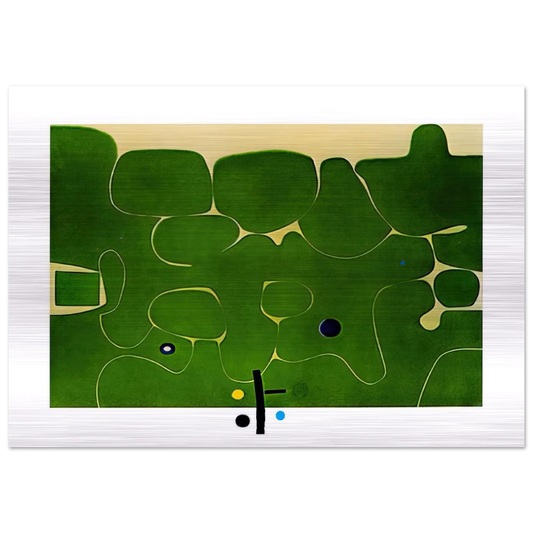 IL LABIRINTO DELLA PSICHE 1986 - Victor Pasmore Brushed Aluminum Print - 70x100 cm / 28x40 inches | Victor Pasmore Aluminum Print | Victor Pasmore Prints