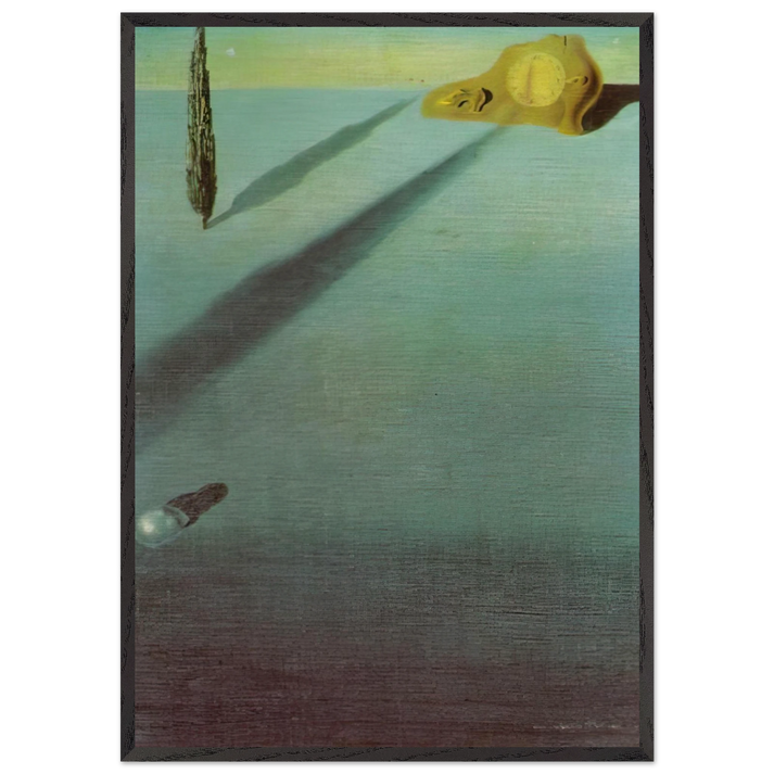 THE SENSE OF SPEED - Salvador Dali 70x100 cm / 28x40 inches Framed Art Print – Black Wooden Frame