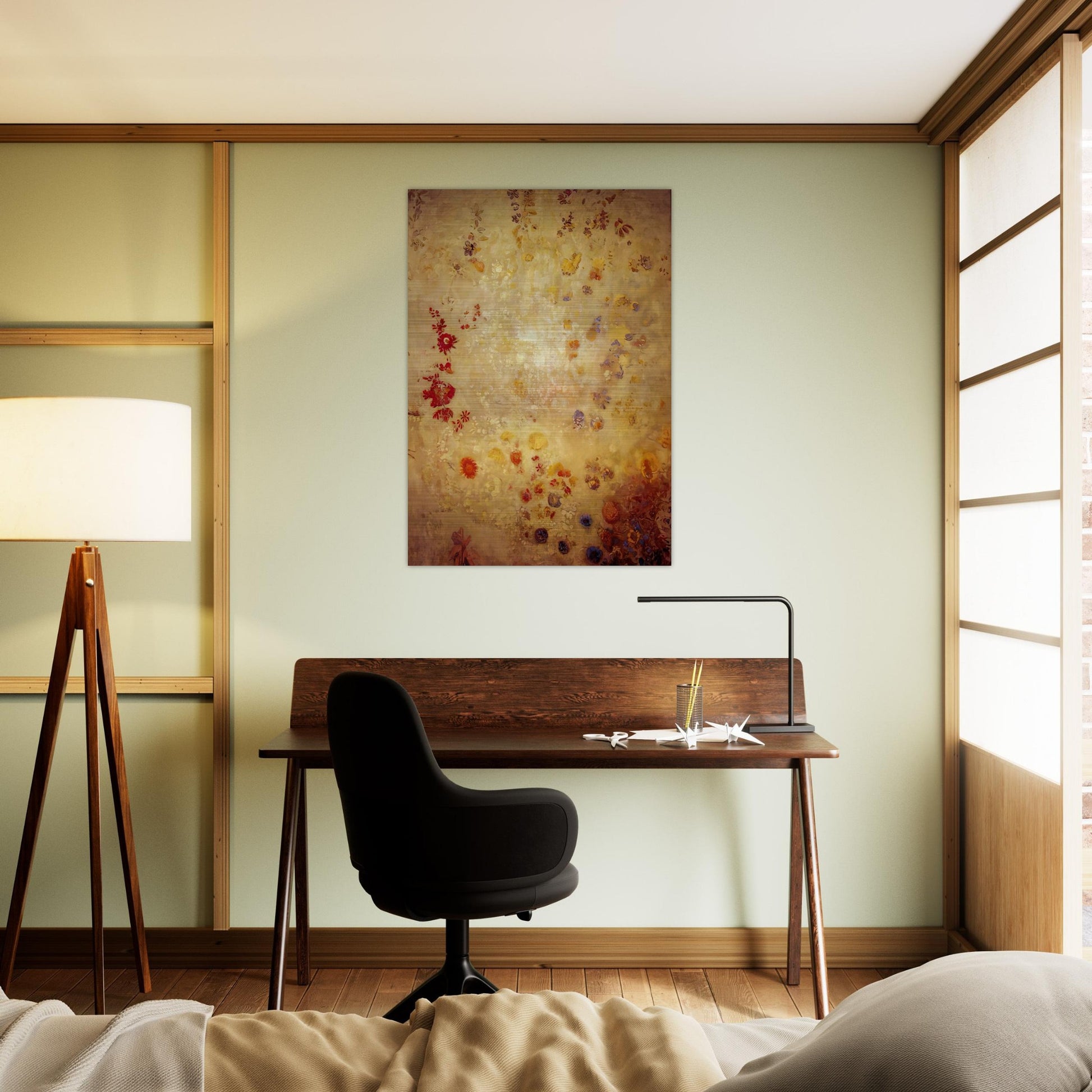 DECORATIVE PANEL 1 - Odilon Redon Brushed Aluminum Print - 70x100 cm / 28x40 inches | Odilon Redon Aluminum Print | Odilon Redon Prints