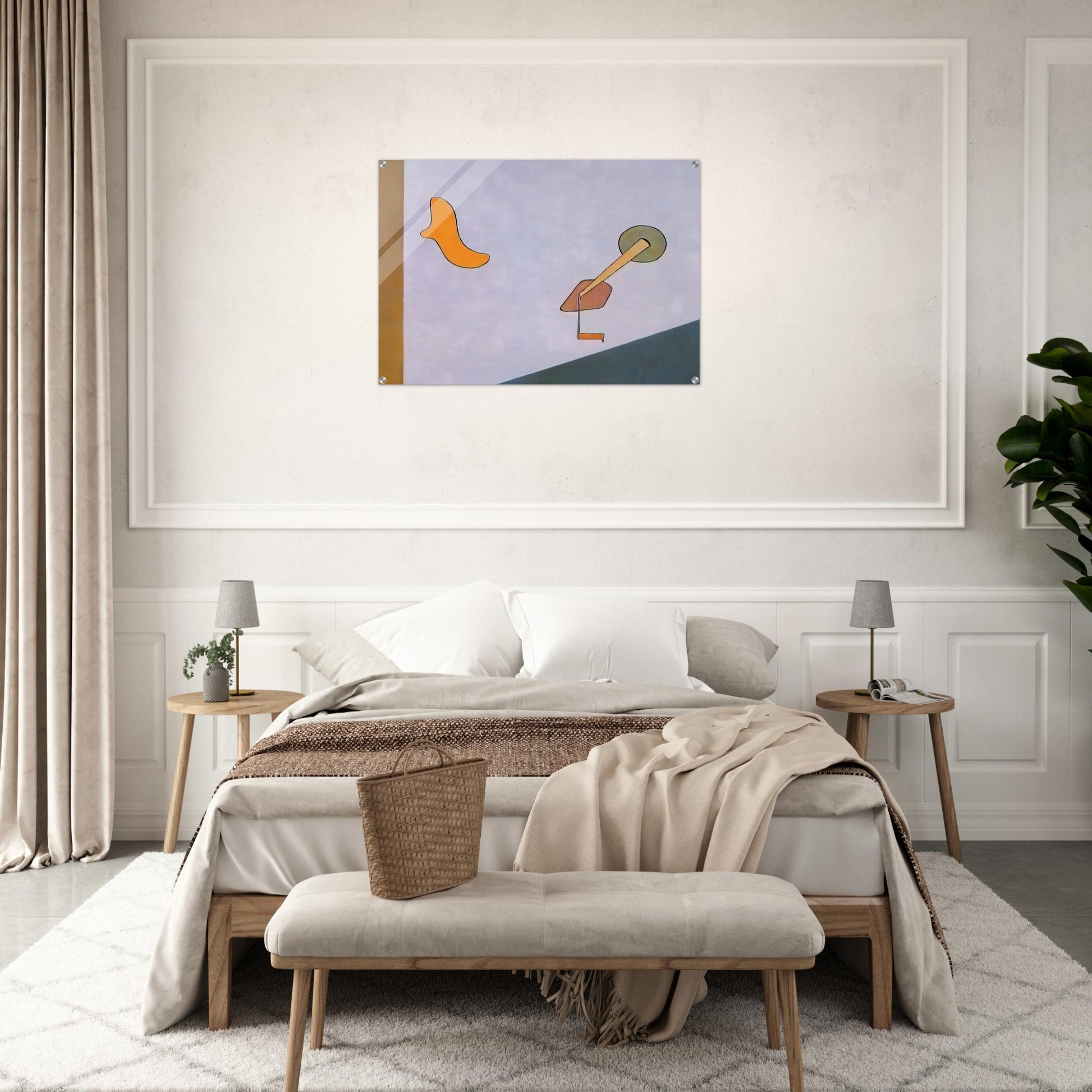 Composition I - 1949 - Gene Davis Acrylic Print - 70x100 cm / 28x40″ inches