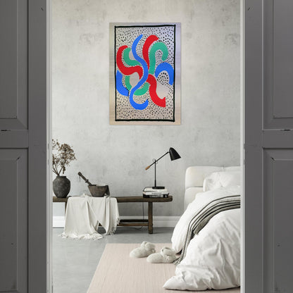 COMPOSITION 28 - Sonia Delaunay Brushed Aluminum Print - 70x100 cm / 28x40 inches | Sonia Delaunay Aluminum Print | Sonia Delaunay Prints