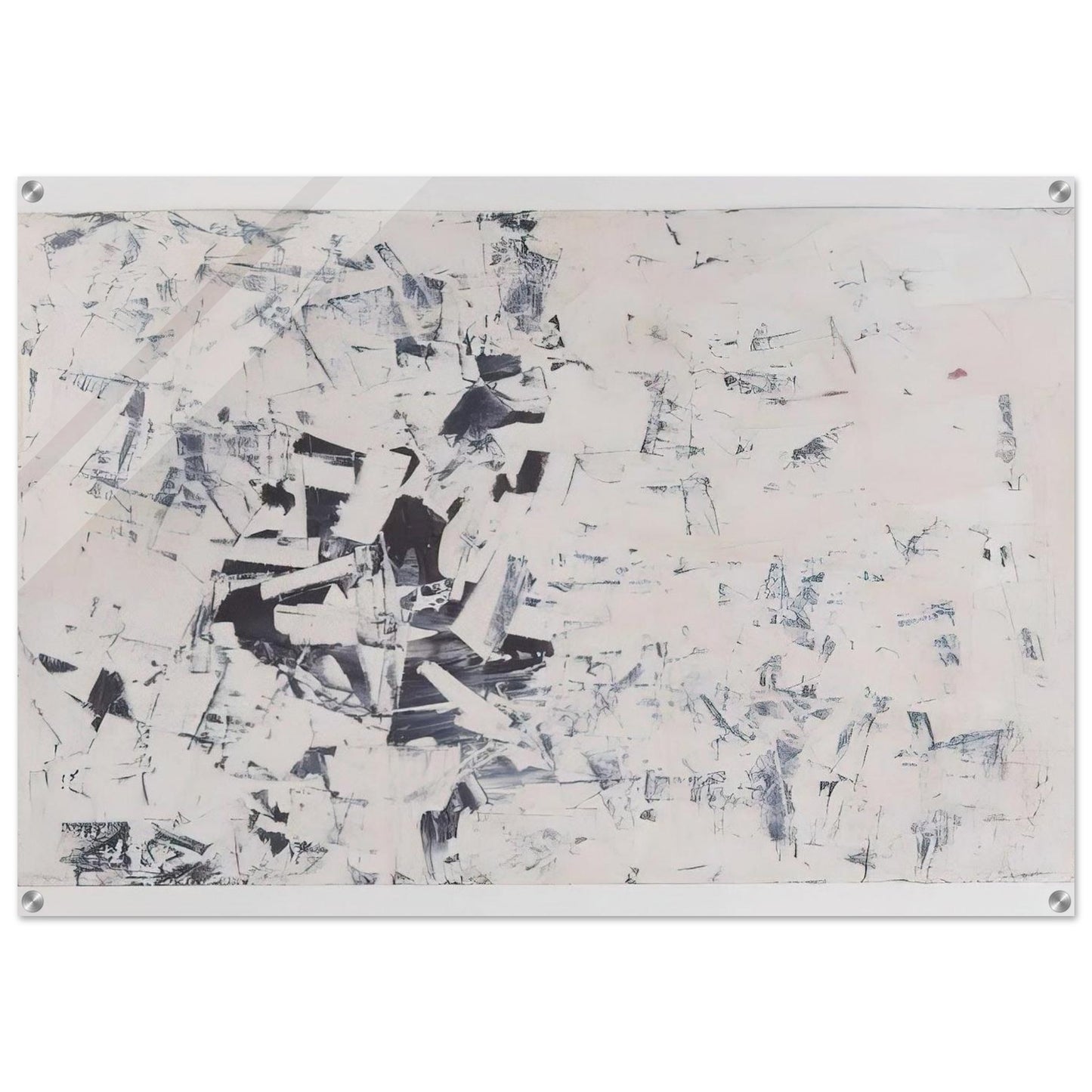 Untitled Free Structures - 1960 - Charlotte Posenenske Acrylic Print - 70x100 cm / 28x40″ inches