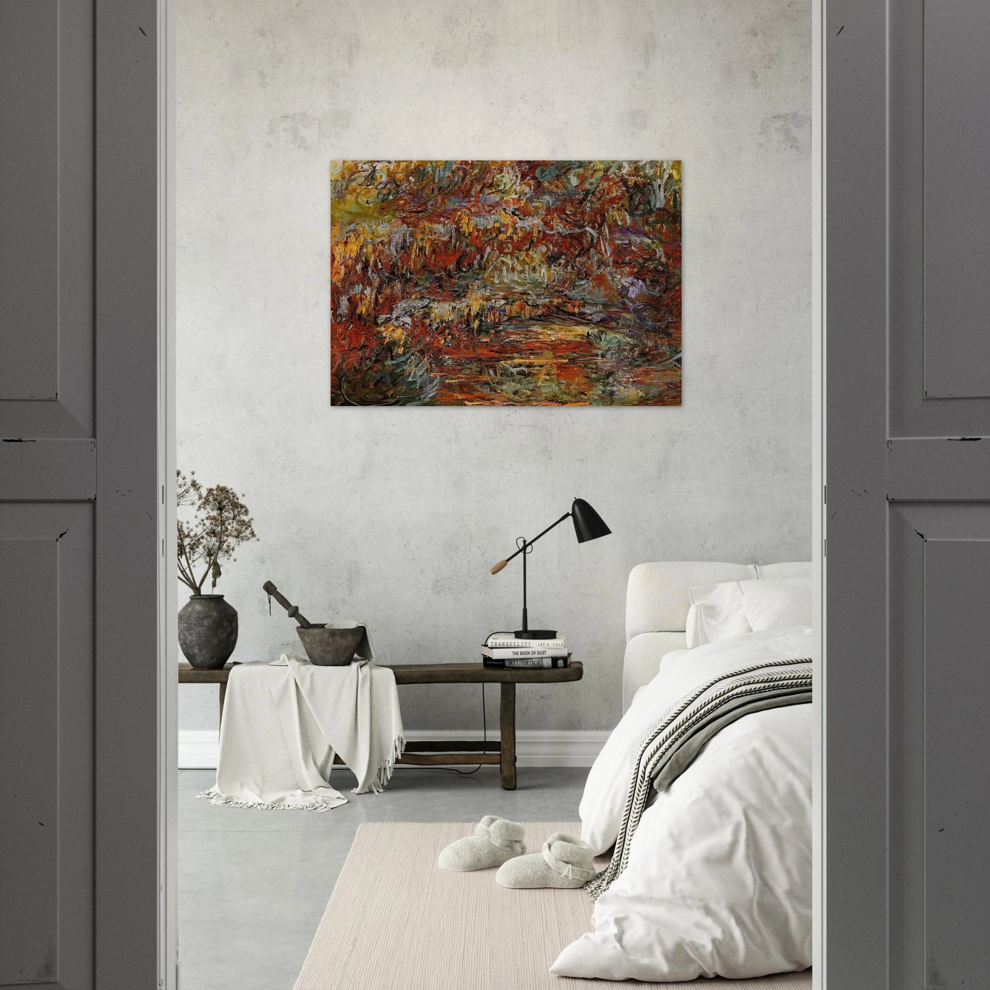 The Japanese Bridge 8 - claude monet Brushed Aluminum Print - 70x100 cm / 28x40 inches | claude monet Aluminum Print | claude monet Prints