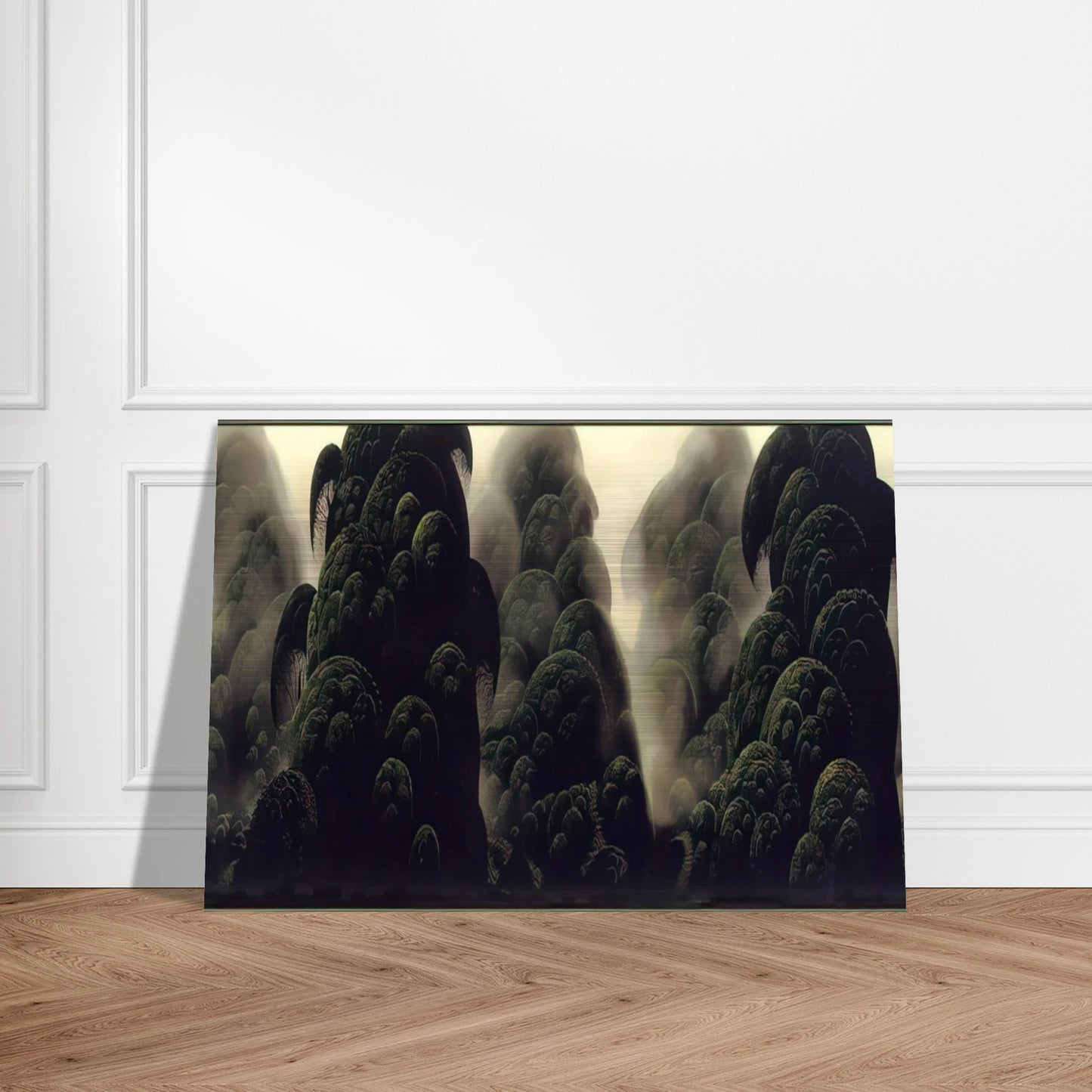Spirit Grove - Eyvind Earle Brushed Aluminum Print - 70x100 cm / 28x40 inches | Eyvind Earle Aluminum Print | Eyvind Earle Prints