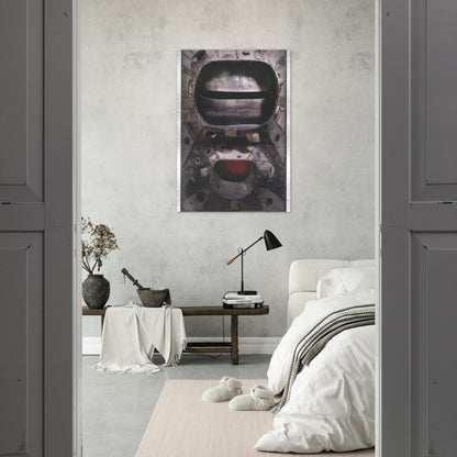 UNTITLED 1961 - Lee Bontecou Brushed Aluminum Print - 70x100 cm / 28x40 inches | Lee Bontecou Aluminum Print | Lee Bontecou Prints