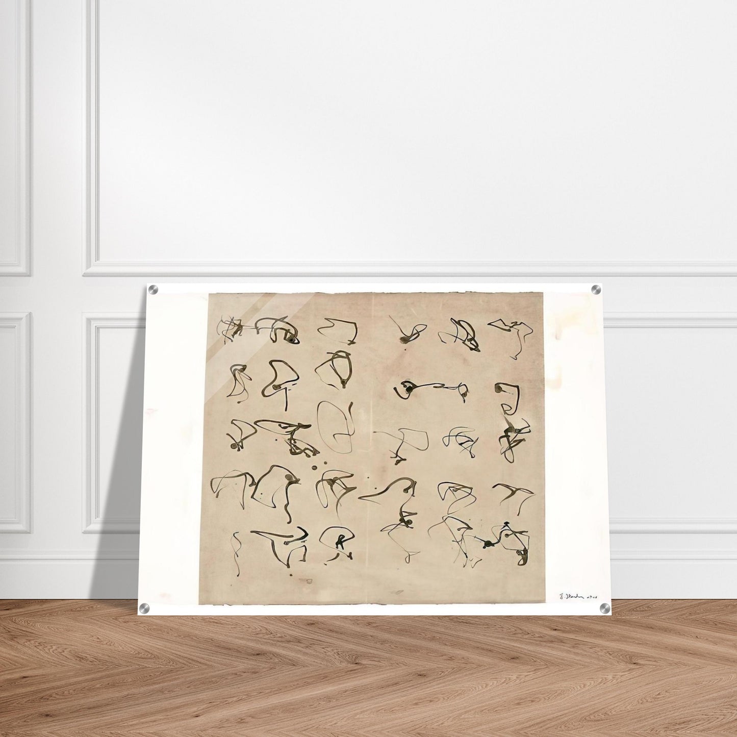 Forgery - 2008 - Brice Marden Acrylic Print - 70x100 cm / 28x40″ inches