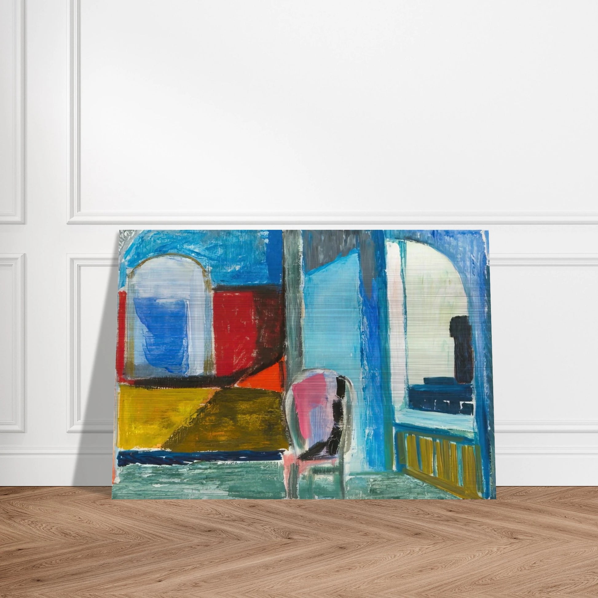 Interior - 1951 - Tove Jansson Brushed Aluminum Print - 70x100 cm / 28x40 inches | Tove Jansson Aluminum Print | Tove Jansson Prints
