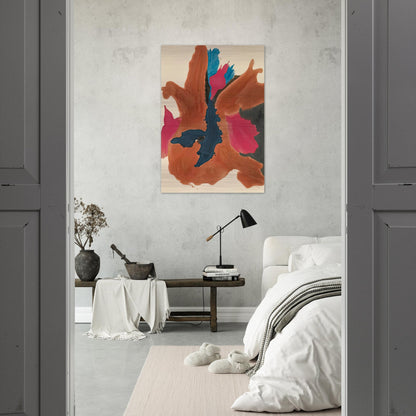 Pink Lady, 1963- - Helen Frankenthaler Brushed Aluminum Print - 70x100 cm / 28x40 inches | Helen Frankenthaler Aluminum Print | Helen Frankenthaler Prints