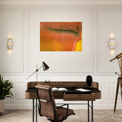 Untitled - 1973 - Helen Frankenthaler Brushed Aluminum Print - 70x100 cm / 28x40 inches | Helen Frankenthaler Aluminum Print | Helen Frankenthaler Prints