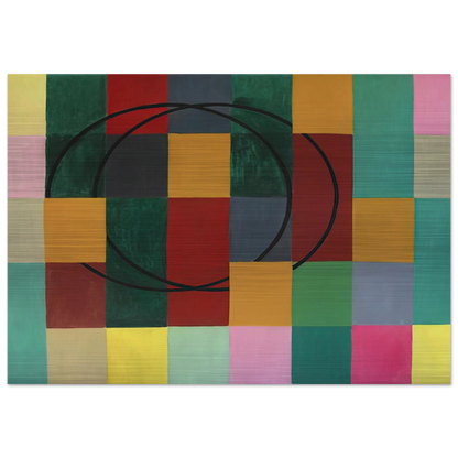 Die Fremden Kreise - 1963 - Johannes Itten Brushed Aluminum Print - 70x100 cm / 28x40 inches | Johannes Itten Aluminum Print | Johannes Itten Prints