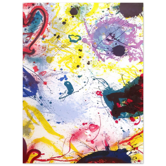 Sam Francis - Untitled  SF-345   75x100 cm / 30x40inches Fine Art Poster
