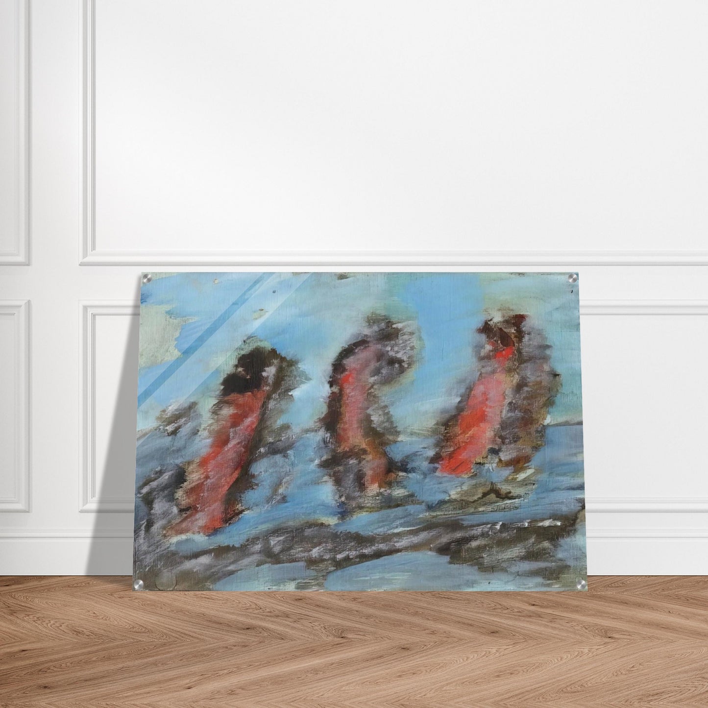 Untitled KC 505 - 1984 - Henri Michaux Acrylic Print - 70x100 cm / 28x40″ inches | Henri Michaux Wall Art | Henri Michaux Prints