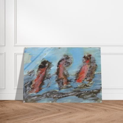 Untitled KC 505 - 1984 - Henri Michaux Acrylic Print - 70x100 cm / 28x40″ inches | Henri Michaux Wall Art | Henri Michaux Prints