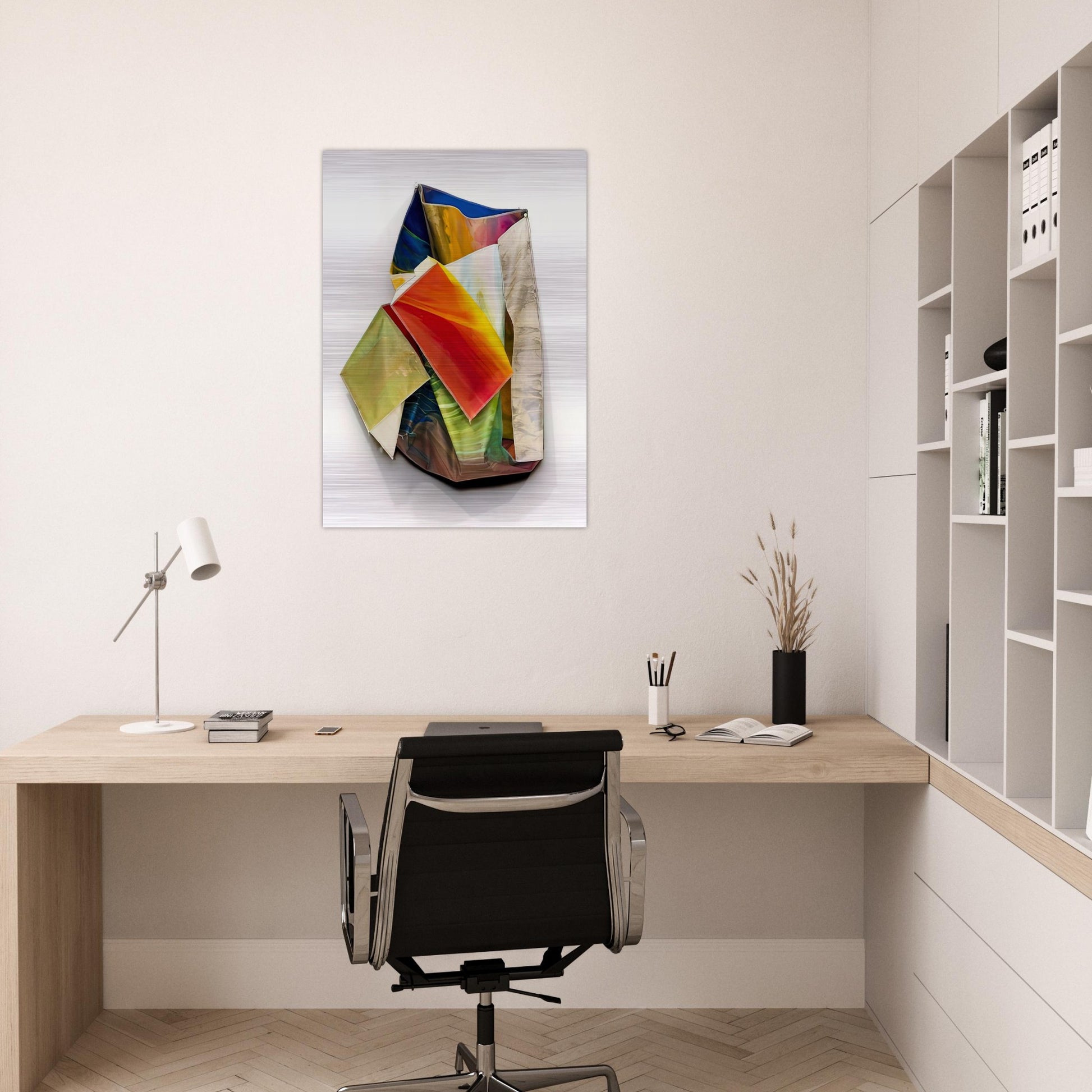 Sac 2 - Sam Gilliam Brushed Aluminum Print - 70x100 cm / 28x40 inches | Sam Gilliam Aluminum Print | Sam Gilliam Prints