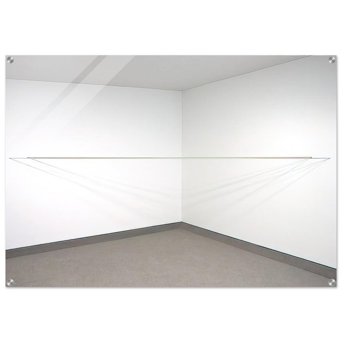 Untitled - 1972 - Fred Sandback Acrylic Print - 70x100 cm / 28x40″ inches