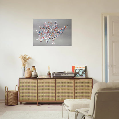 Untitled - 1996 - Robert Goodnough Brushed Aluminum Print - 70x100 cm / 28x40 inches | Robert Goodnough Aluminum Print | Robert Goodnough Prints