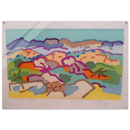 Campagne grecque - 1964 - Charles Lapicque Acrylic Print - 70x100 cm / 28x40″ inches