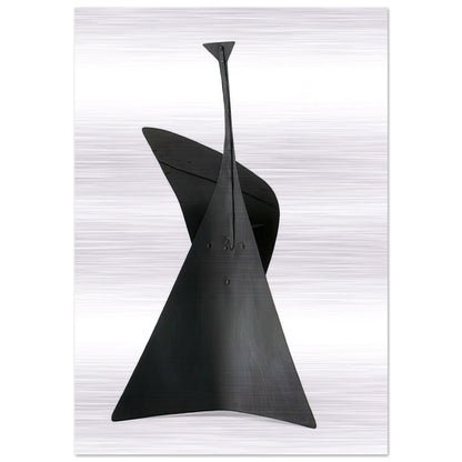 LITTLE ARCH MAQUETTE 1940 - Alexander Calder Brushed Aluminum Print - 70x100 cm / 28x40 inches | Alexander Calder Aluminum Print | Alexander Calder Prints