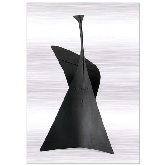 LITTLE ARCH MAQUETTE 1940 - Alexander Calder Brushed Aluminum Print - 70x100 cm / 28x40 inches | Alexander Calder Aluminum Print | Alexander Calder Prints