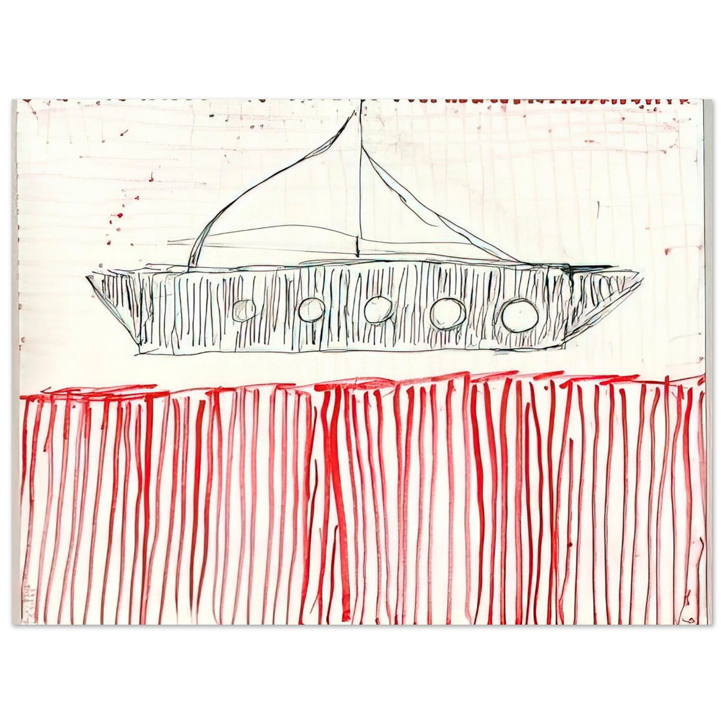 Louise Bourgeois - BE CALME OCTOBER 1ST 31ST 2004 0  75x100 cm / 30x40inches Fine Art Poster