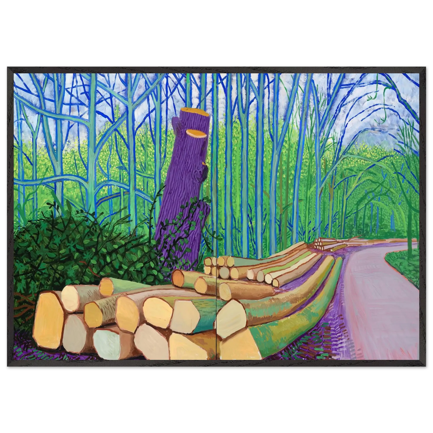 David Hockney - David Hockney Wall art - 45x60 cm / 18x24 Inches - Fine Art Poster - -