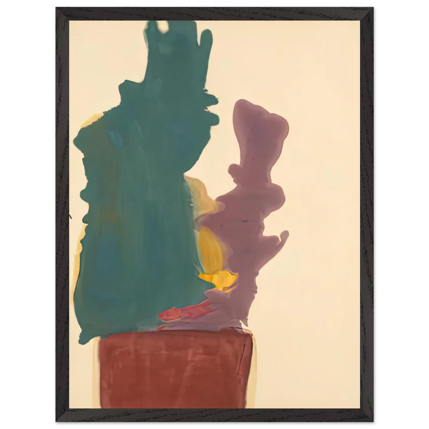 Helen Frankenthaler - Evil Spirit, 1963- Wall Art - 60x80 cm / 24x32 inches - Fine Art Poster-canvas - -