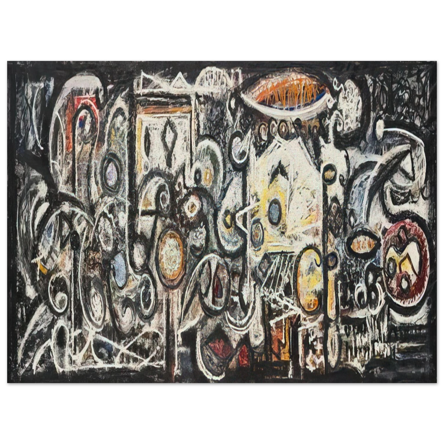 Richard Pousette-Dart - Fugue Number 2  75x100 cm / 30x40inches Fine Art Poster